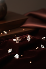 Marquise Solitaire Diamond Ring