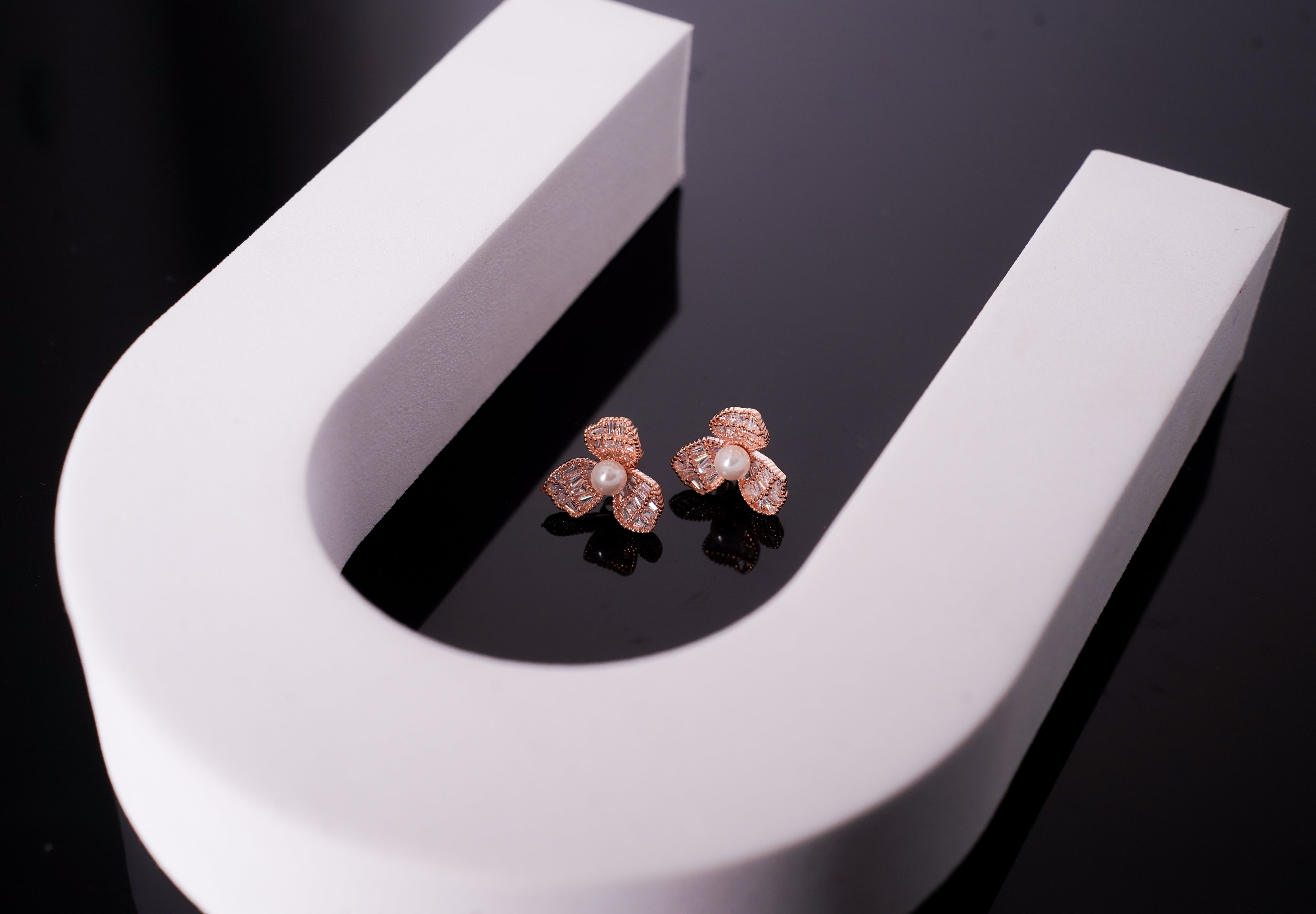 Kyra Dewdrop Flower Earrings