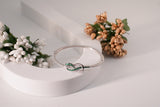 The Emerald Infinity Knot Bangle