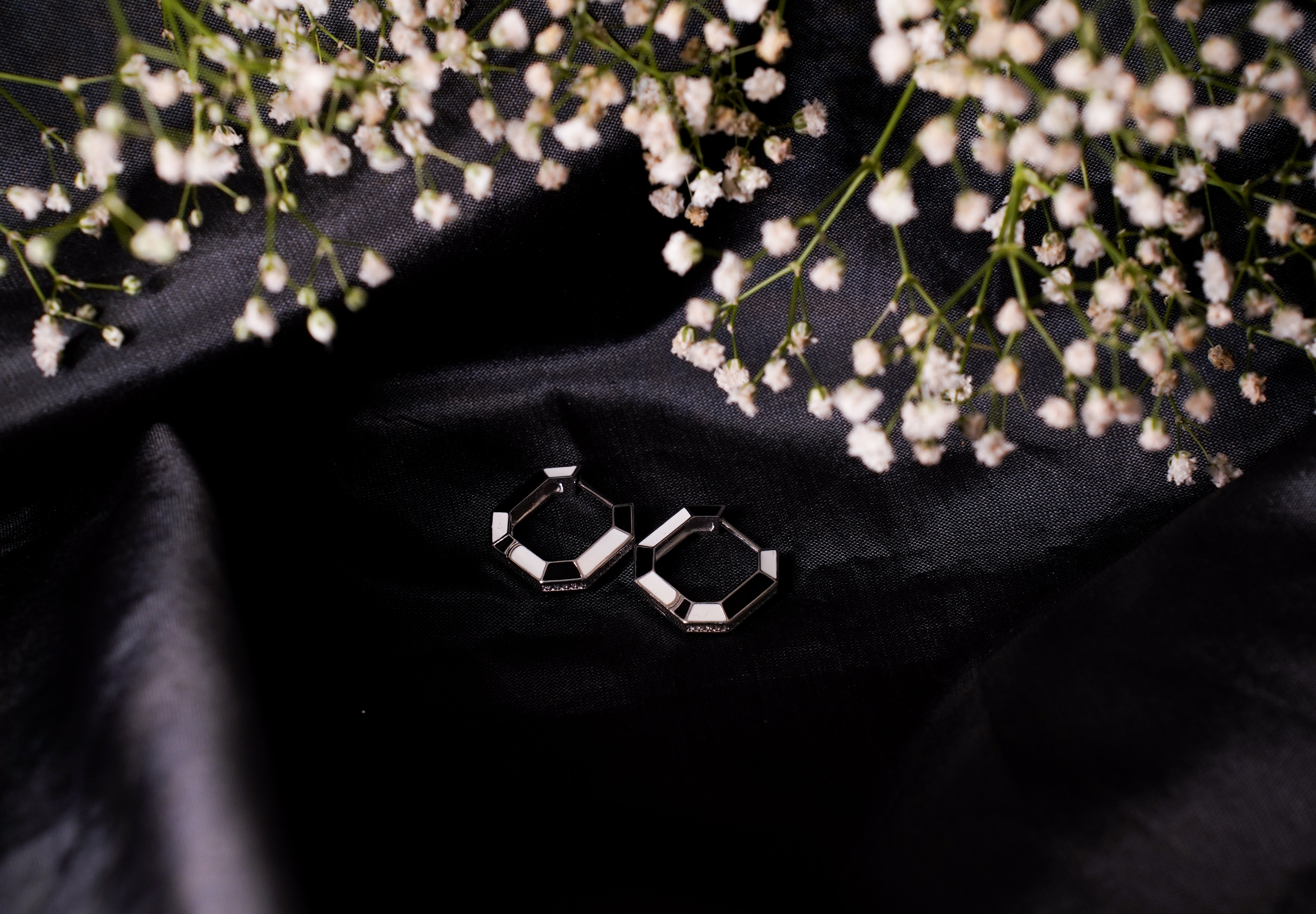 The Prism Hex Hoops