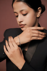 Aura twist bangle
