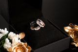 Crimson veil ring