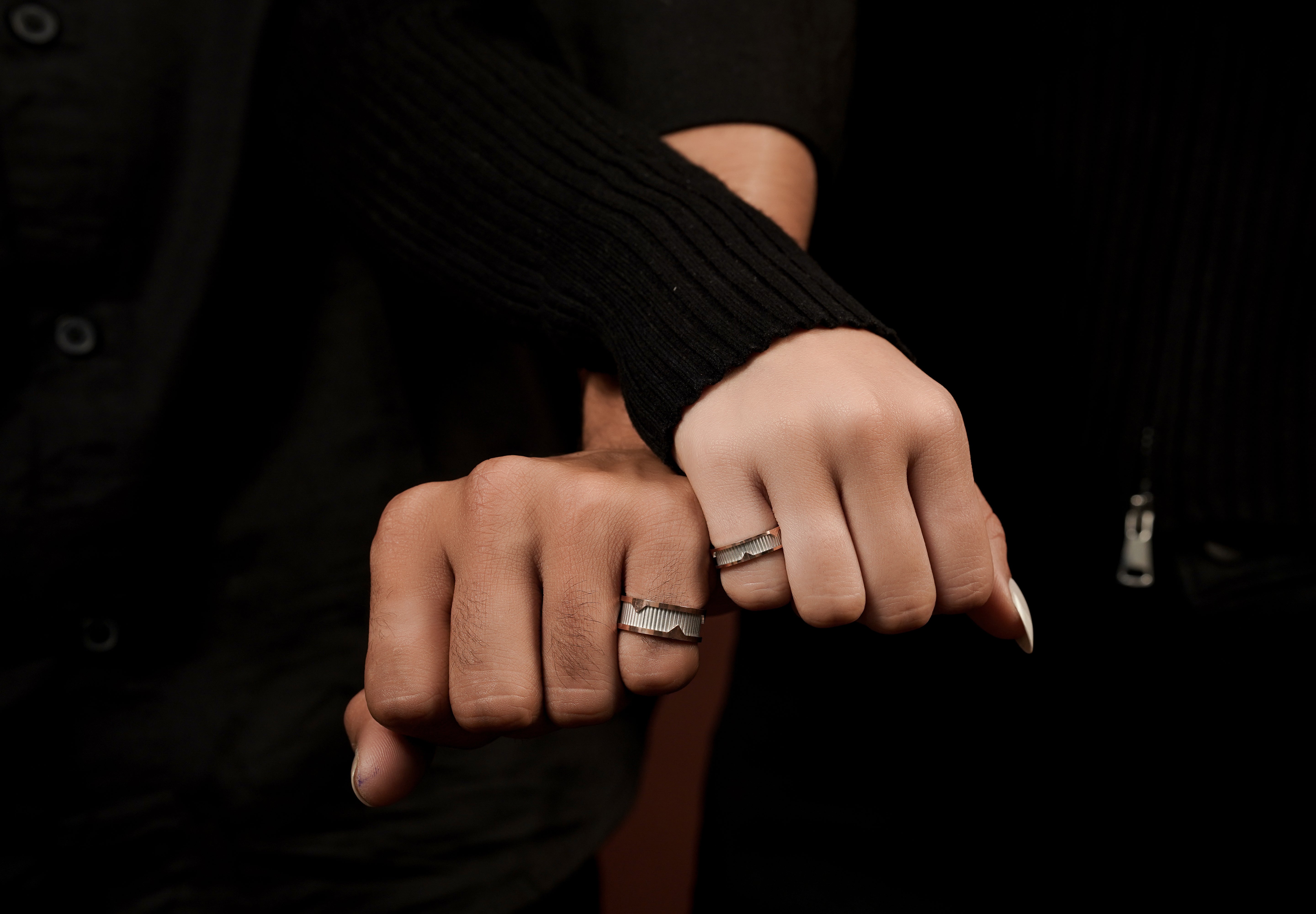 Crimson veil ring