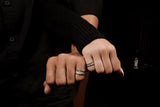 Crimson veil ring