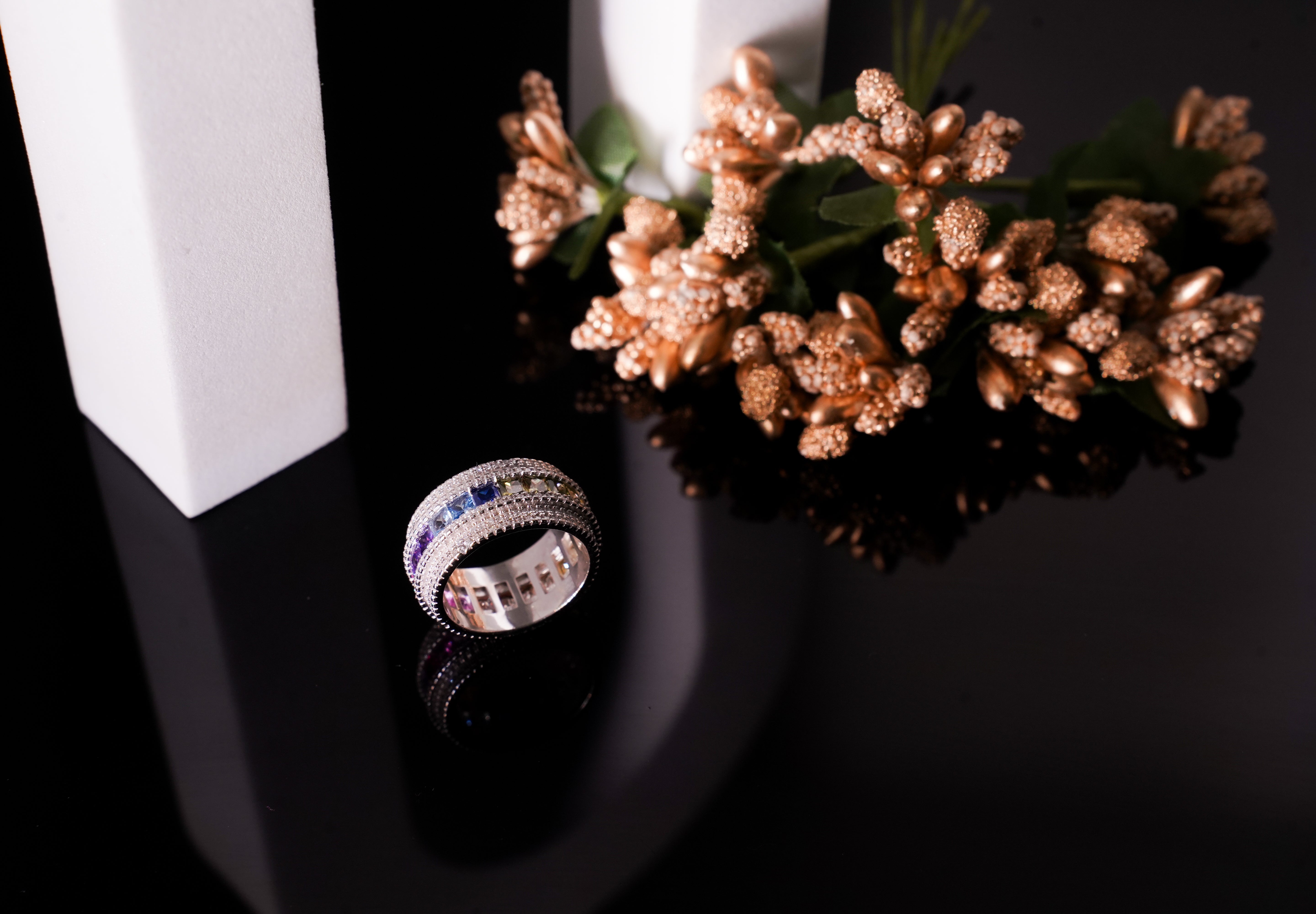 Kyra Prism Edge Ring