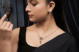 Kyra Noir Bloom Necklace