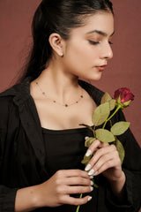 Rose Gold Heart Charm Chain