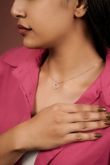 The Radiant Heart Pavé Necklace