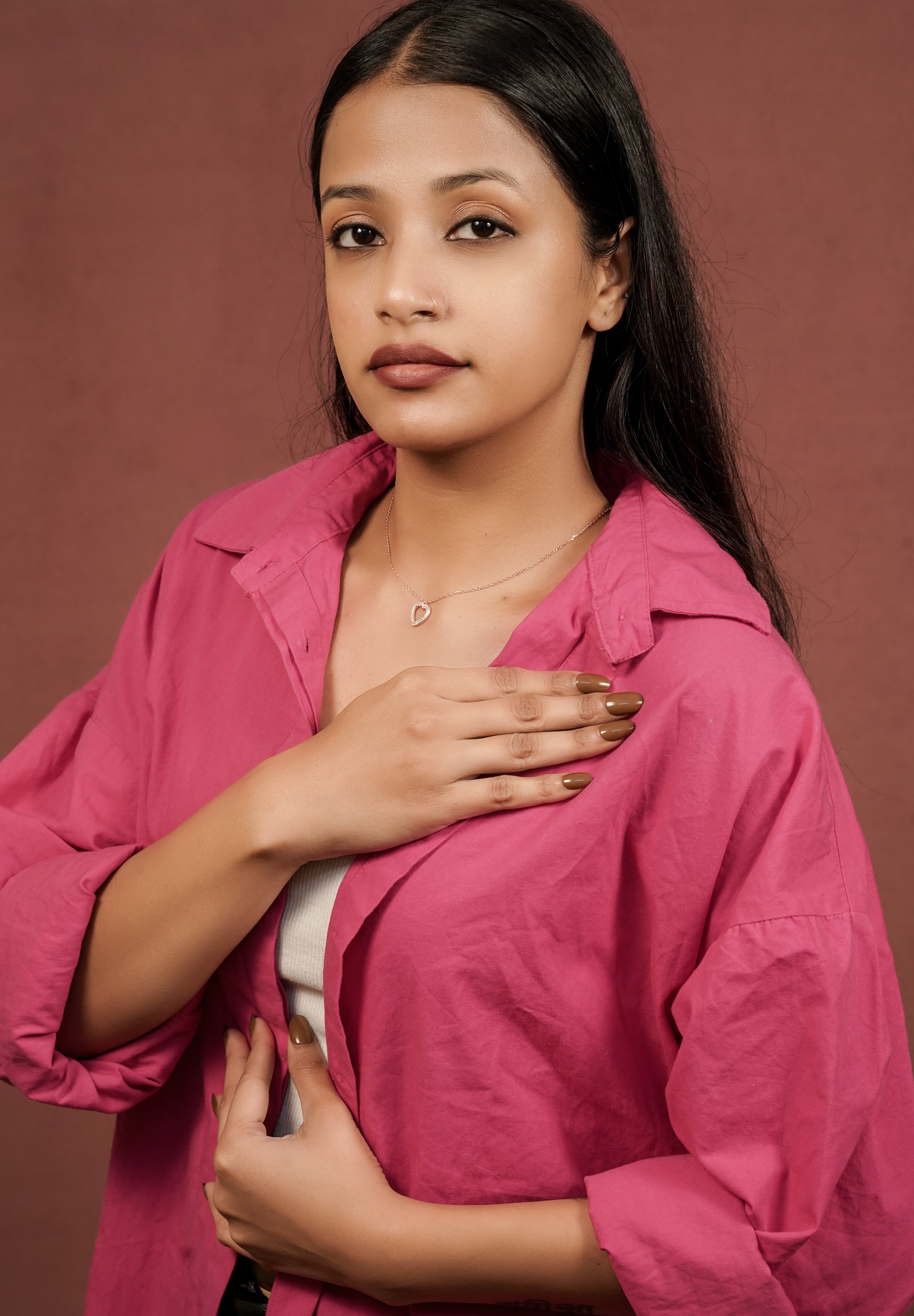 The Radiant Heart Pavé Necklace
