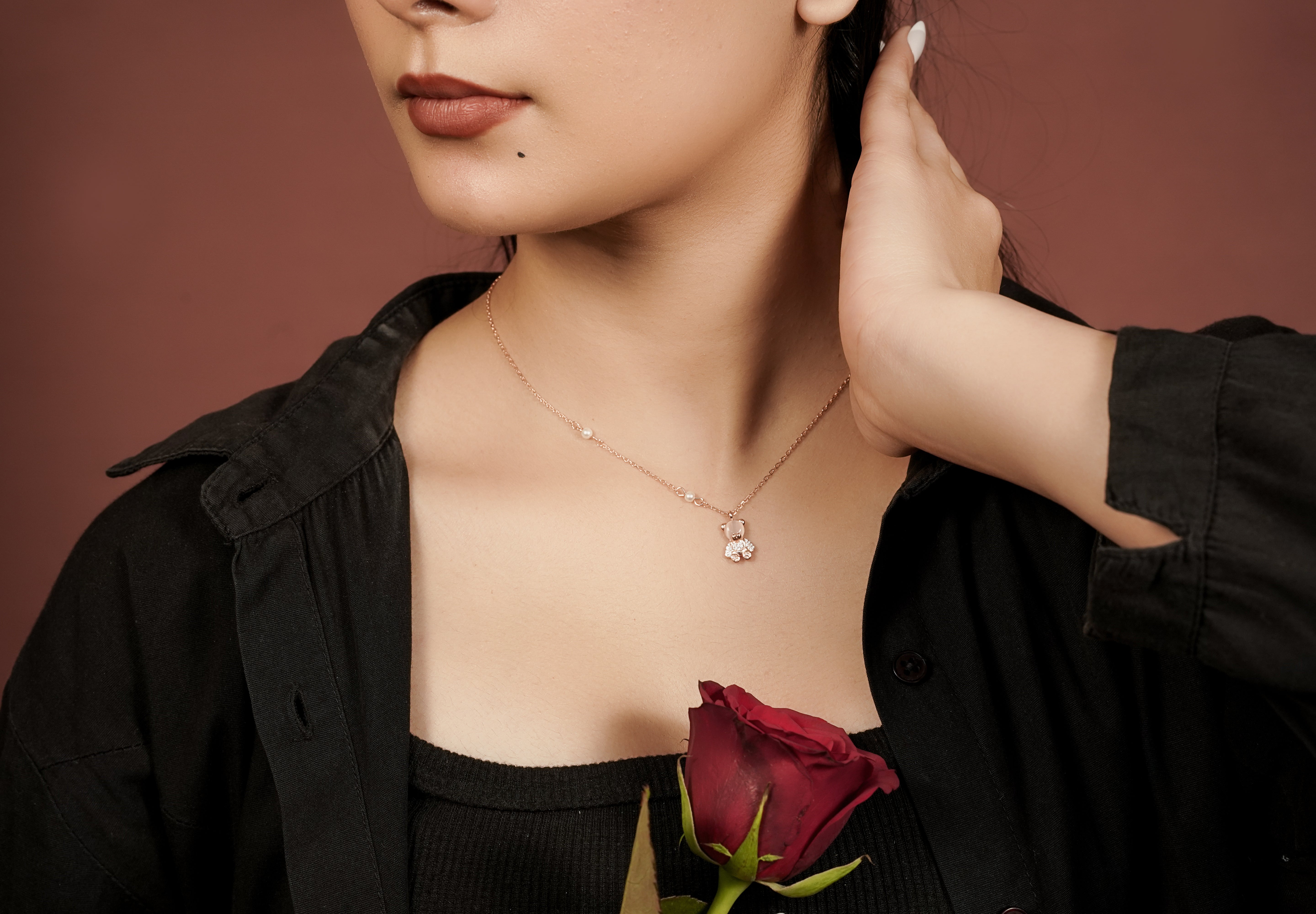 The Teddy Bear Pavé Chain