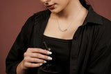 The Linear Pearl Horizon Necklace