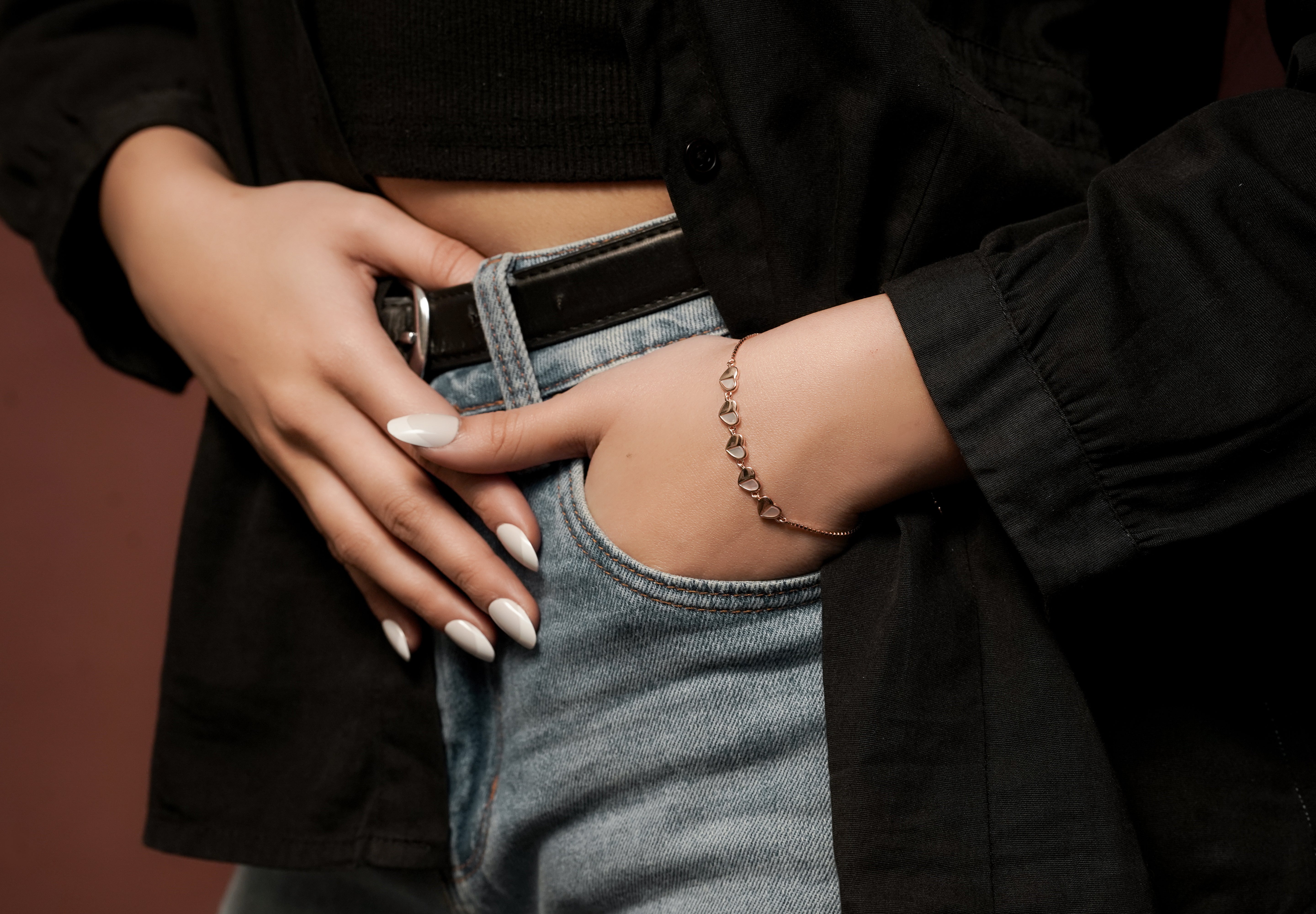 The Amora Heart Slider Bracelet