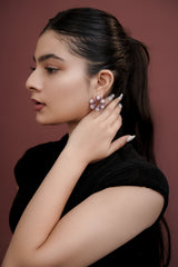 The Royal Orchid Studs