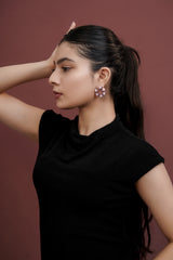 The Royal Orchid Studs