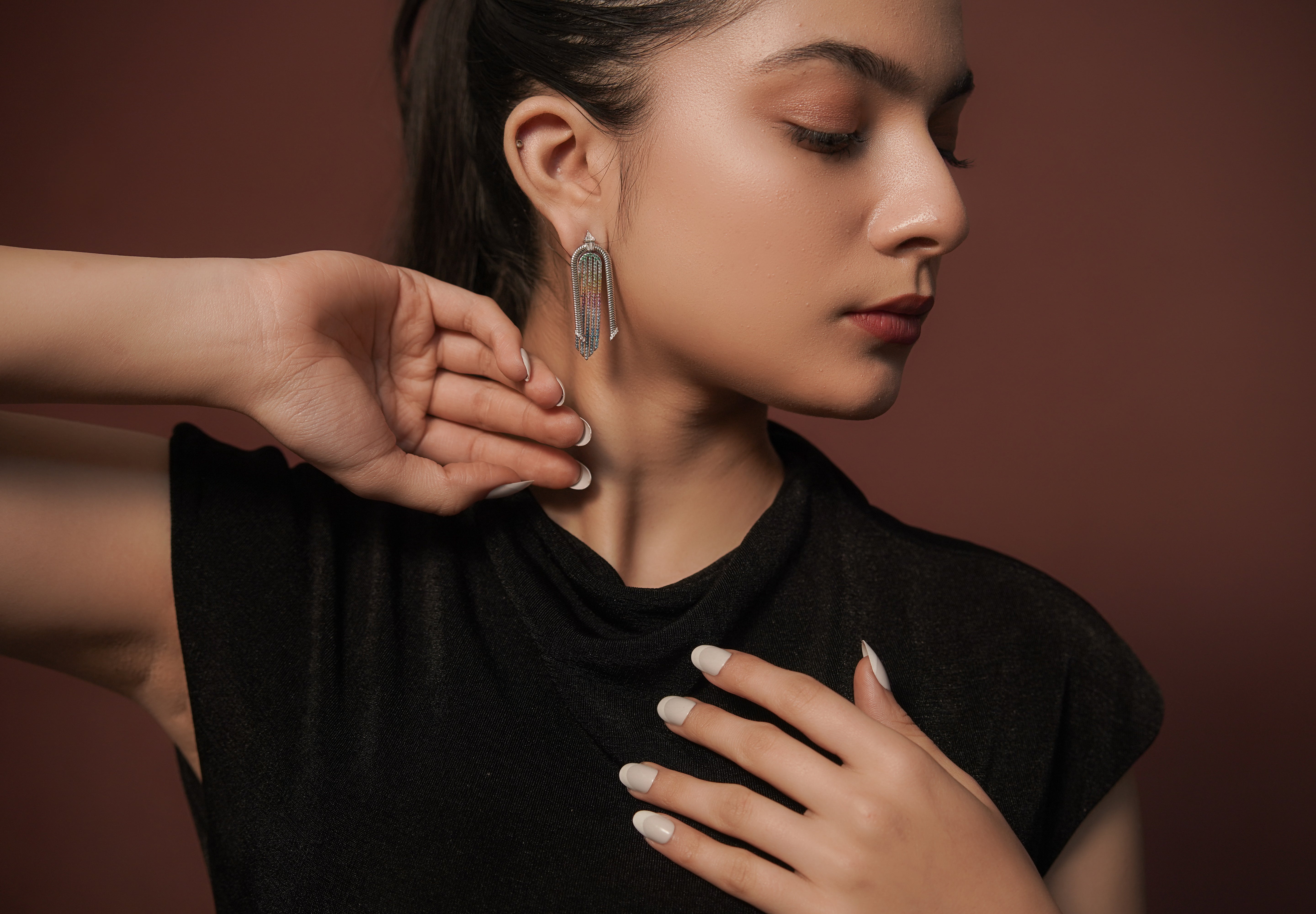 Kyra – Elegant Cascade Earrings