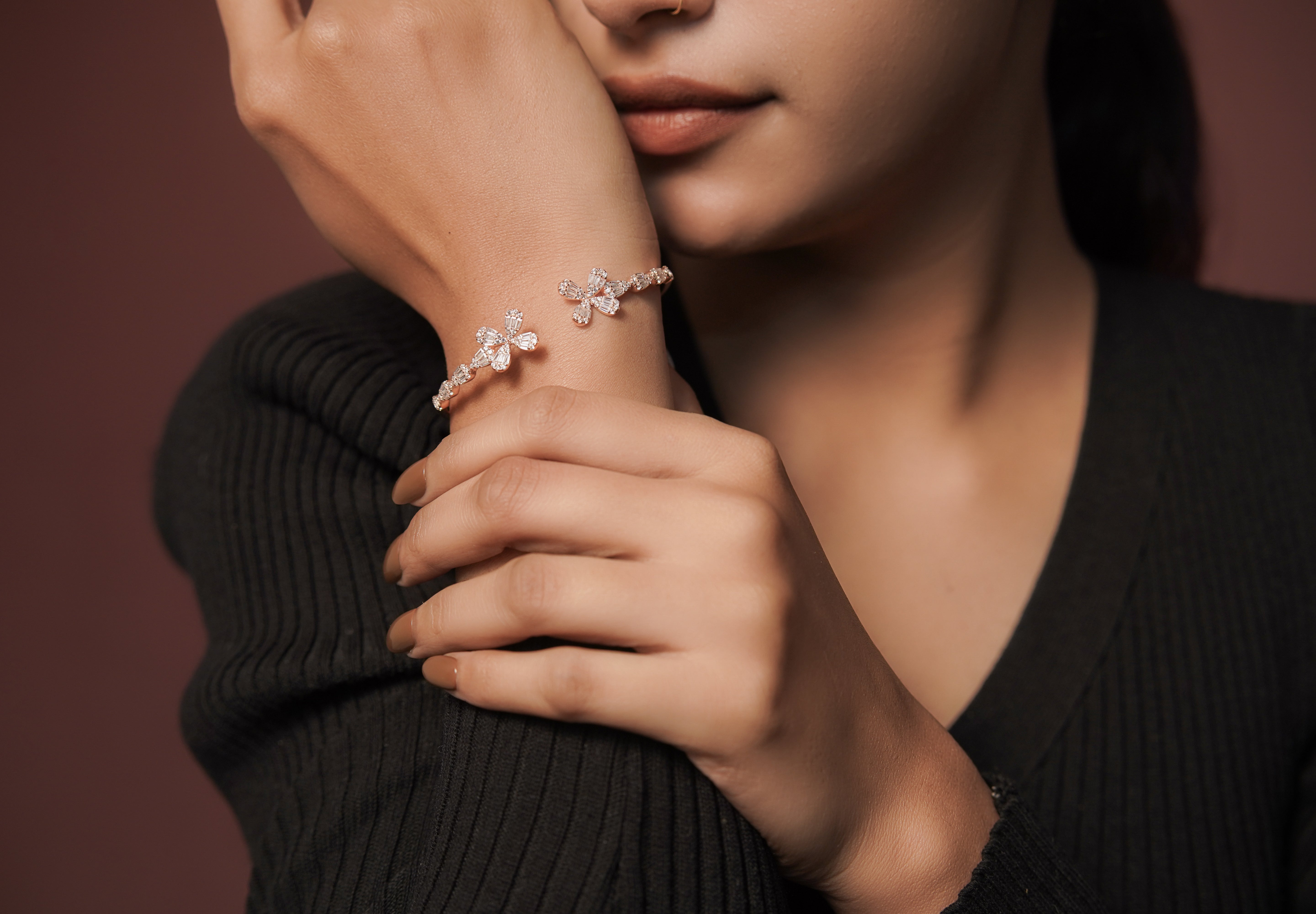 The Flora Aura Open Bangle