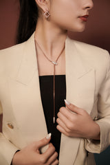The Serpent Lariat Necklace