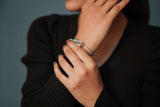 The Emerald Infinity Knot Bangle