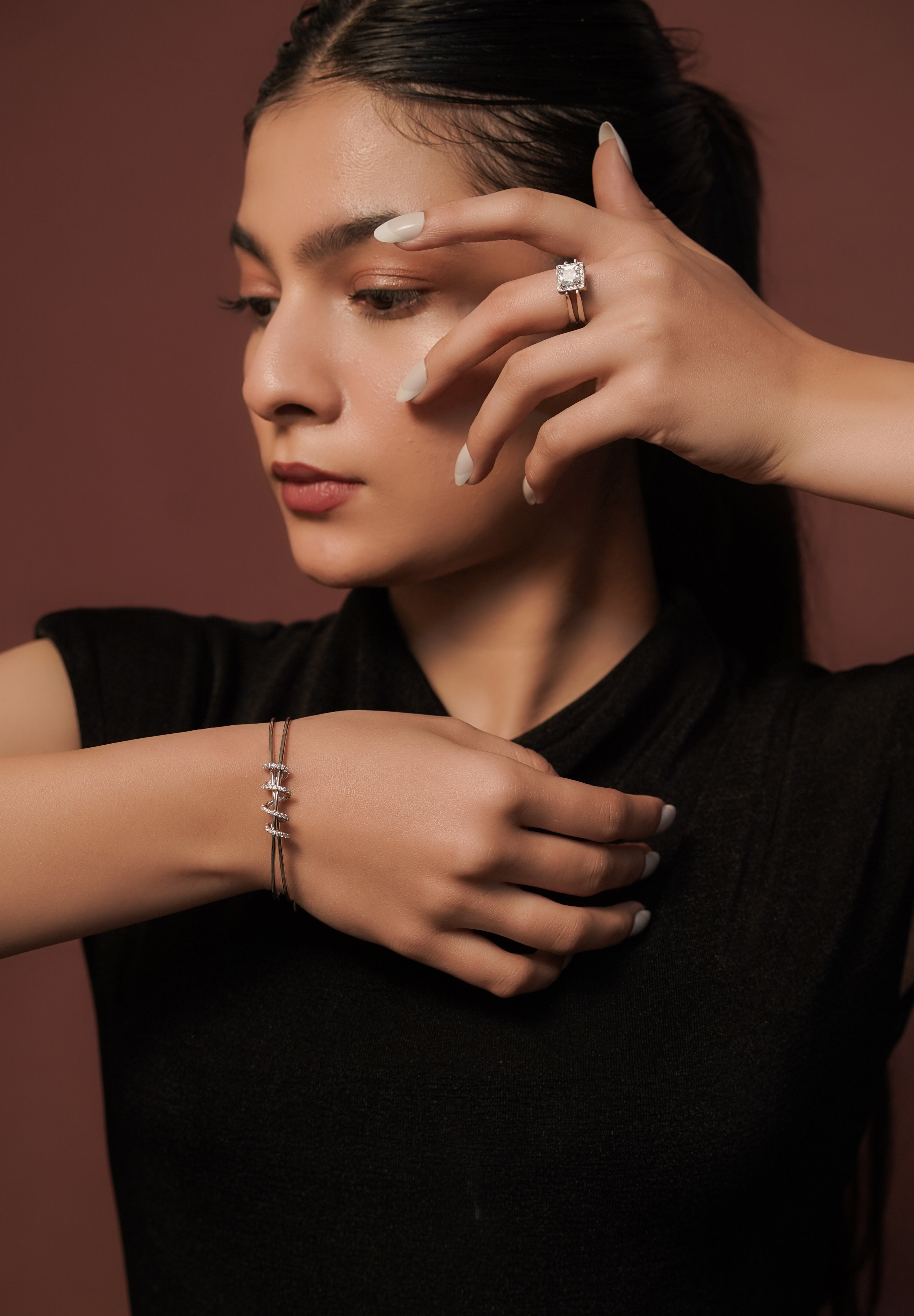 Kyra Triple Spark Bangle