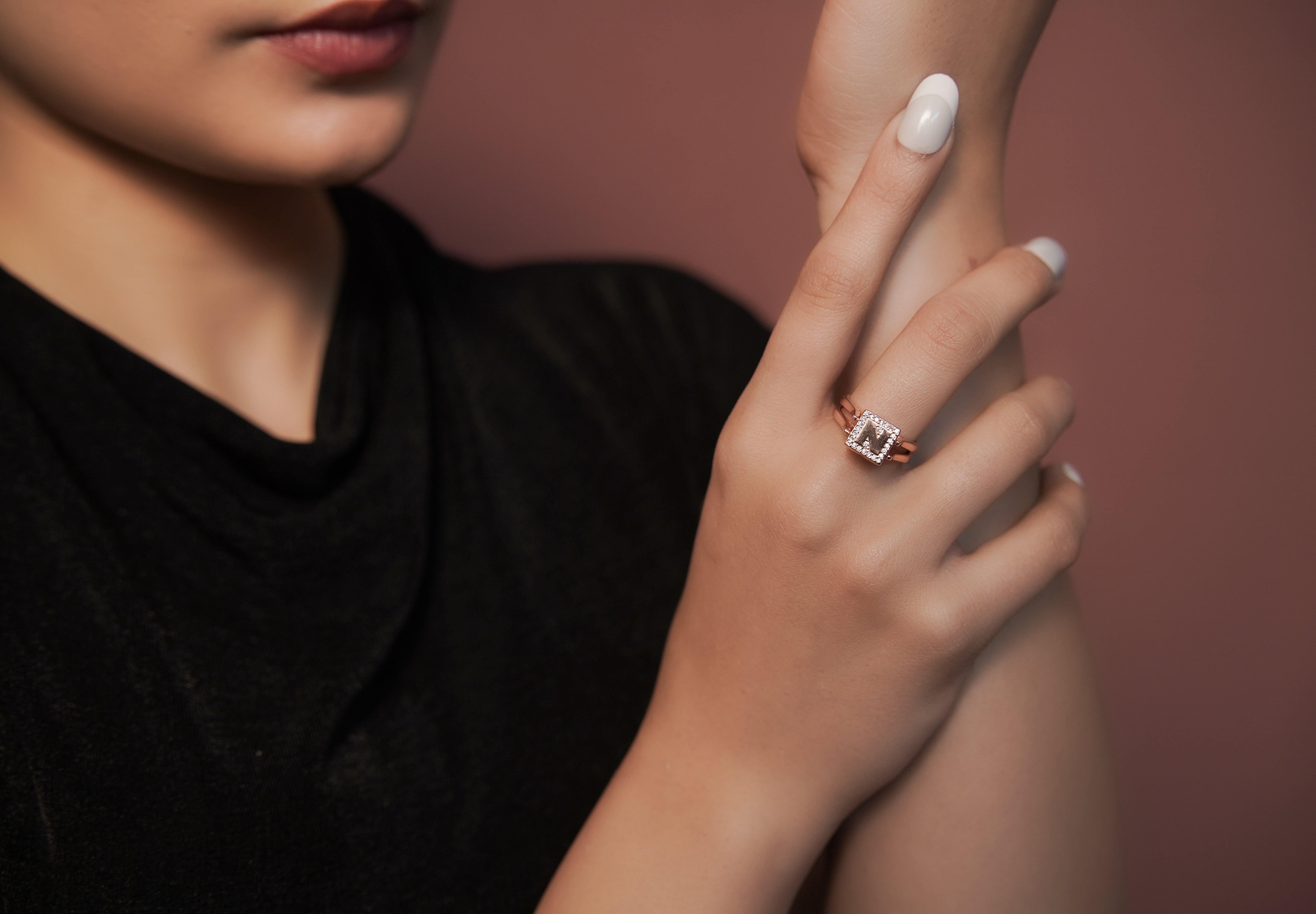 Emerald-Cut Halo Radiance Ring – Rose Gold Edition