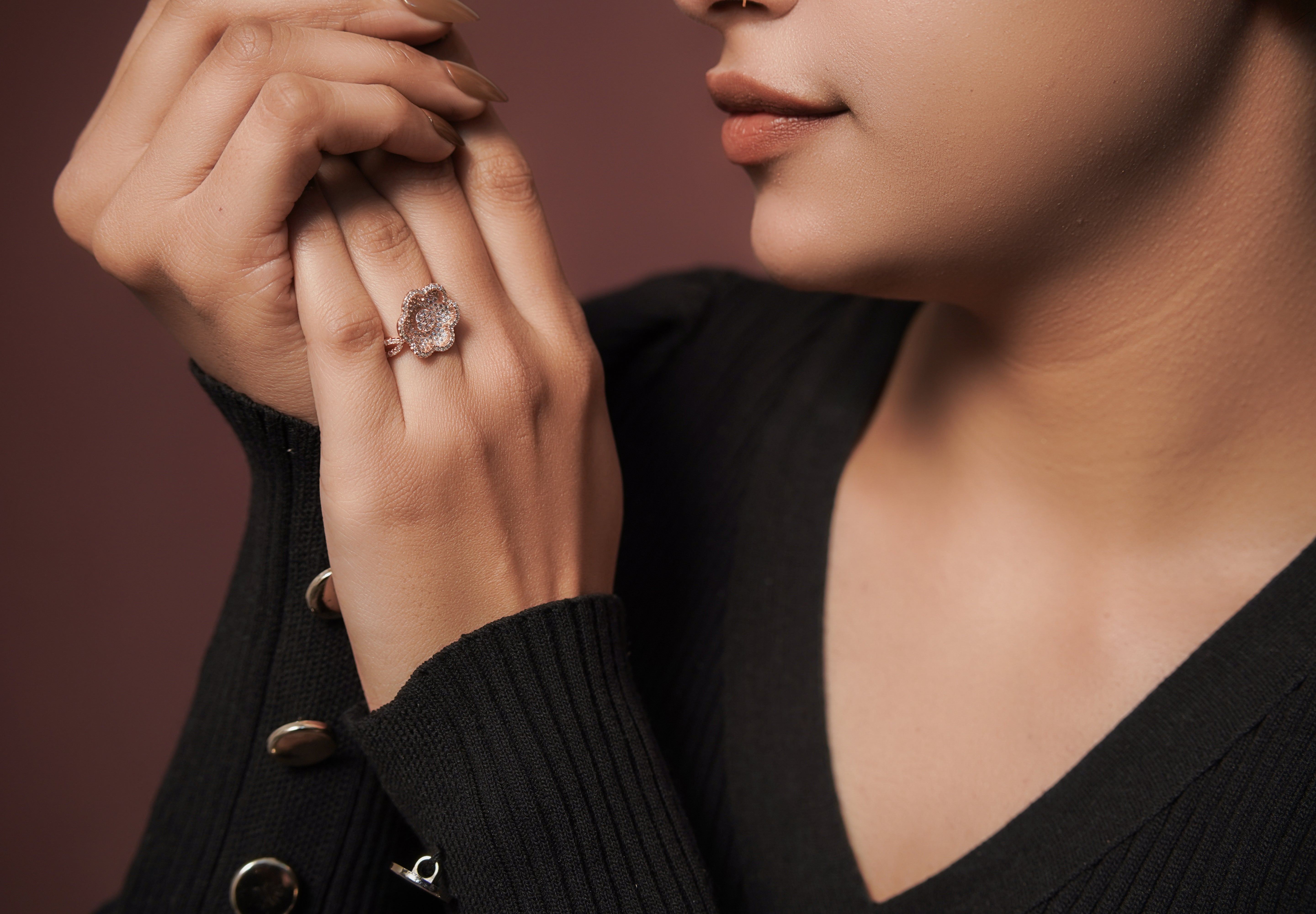 Kyra Rosea Luxe Ring