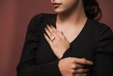 Kyra Oval Stardust Ring