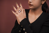 Kyra Blossom Heart Ring
