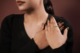 The Azure Orb Solitaire Ring