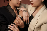 The Onyx Gaze Panther Bangle