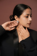Celeste Octagon Stud Earrings