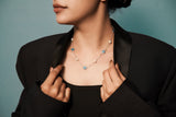 The Azure Pearl Station Necklace