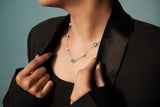The Azure Pearl Station Necklace