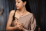 Kyra Magenta Curve Rose Gold Set