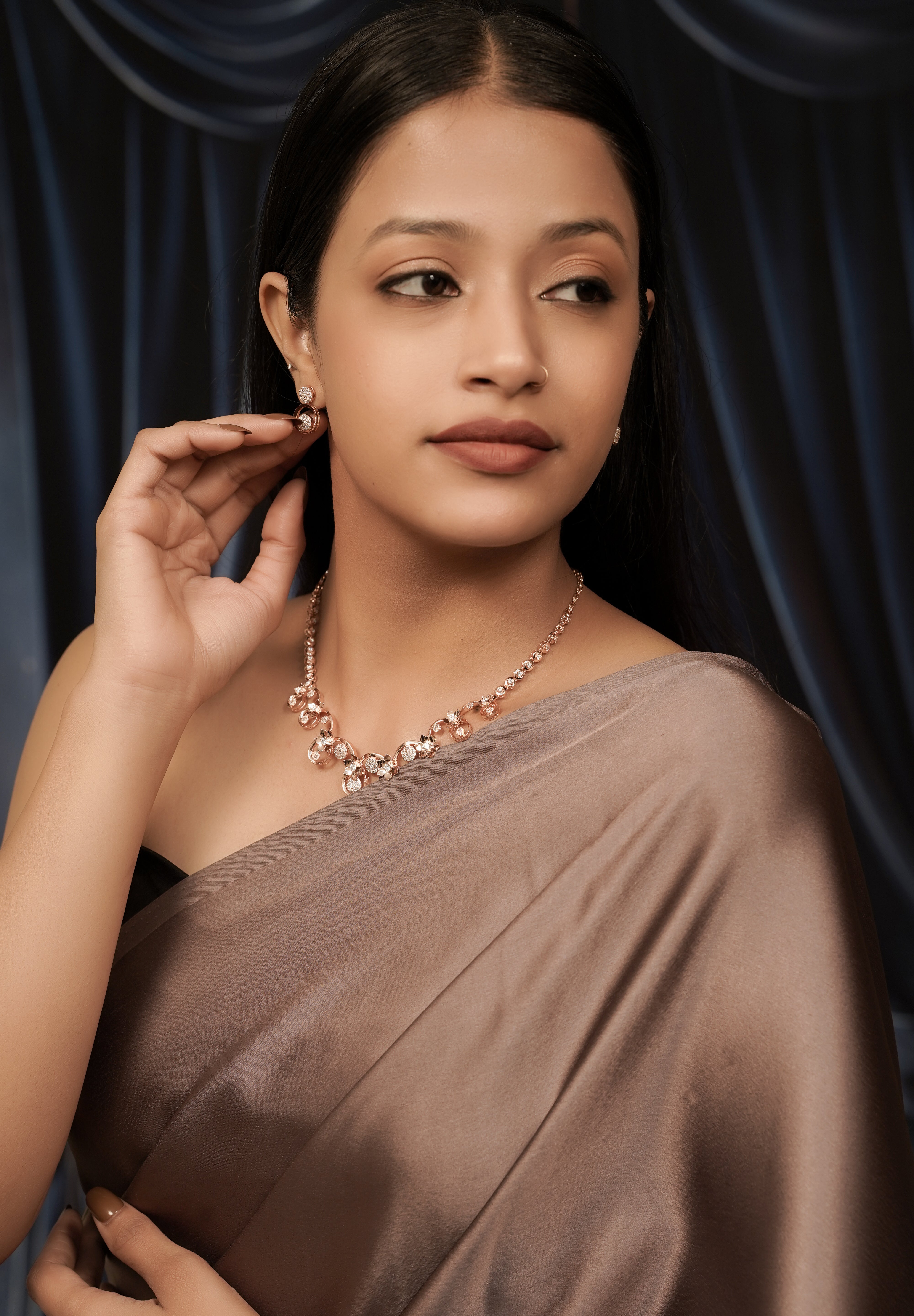 Cascade Teardrop Necklace Set