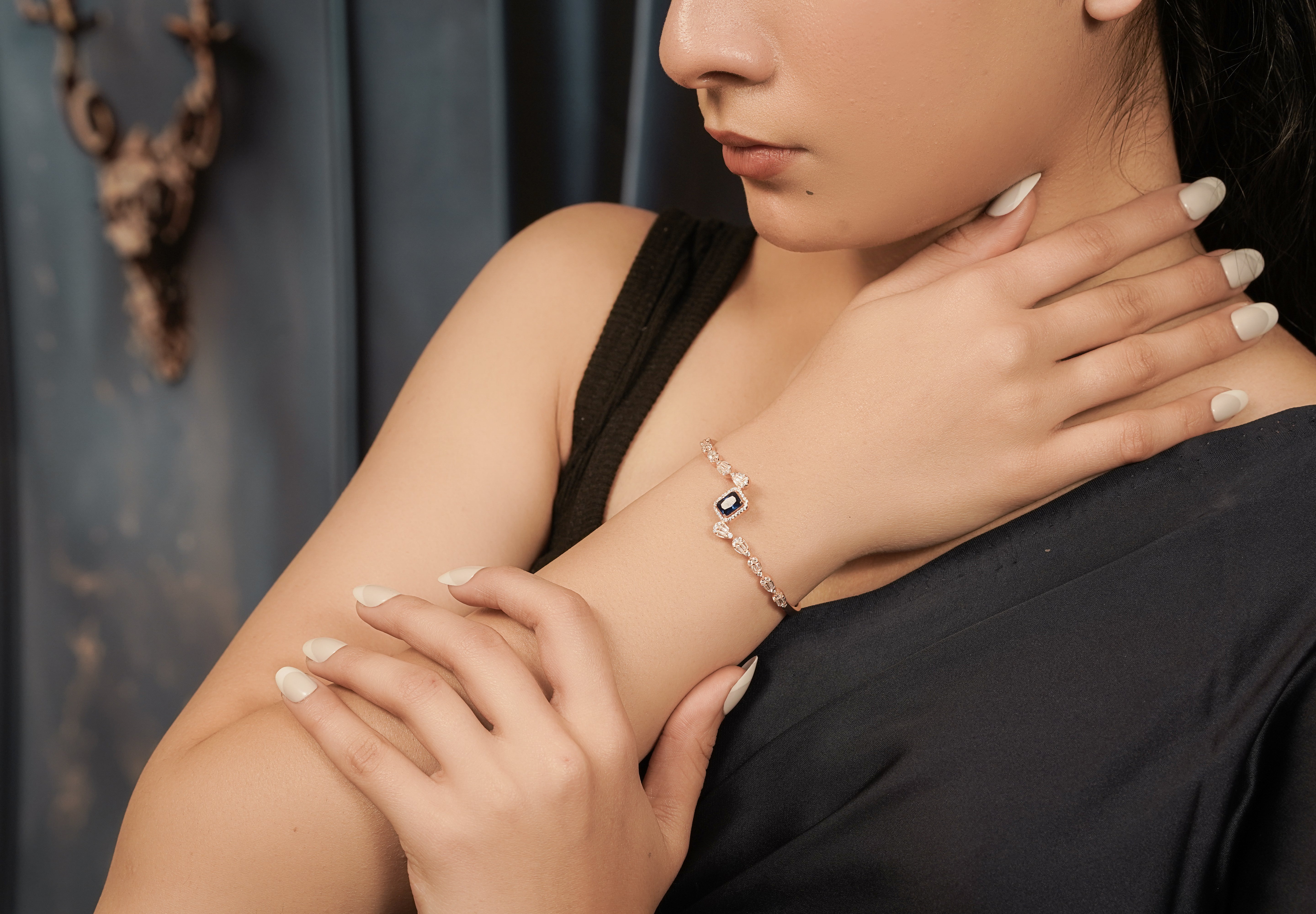 Sapphire Horizon Cuff