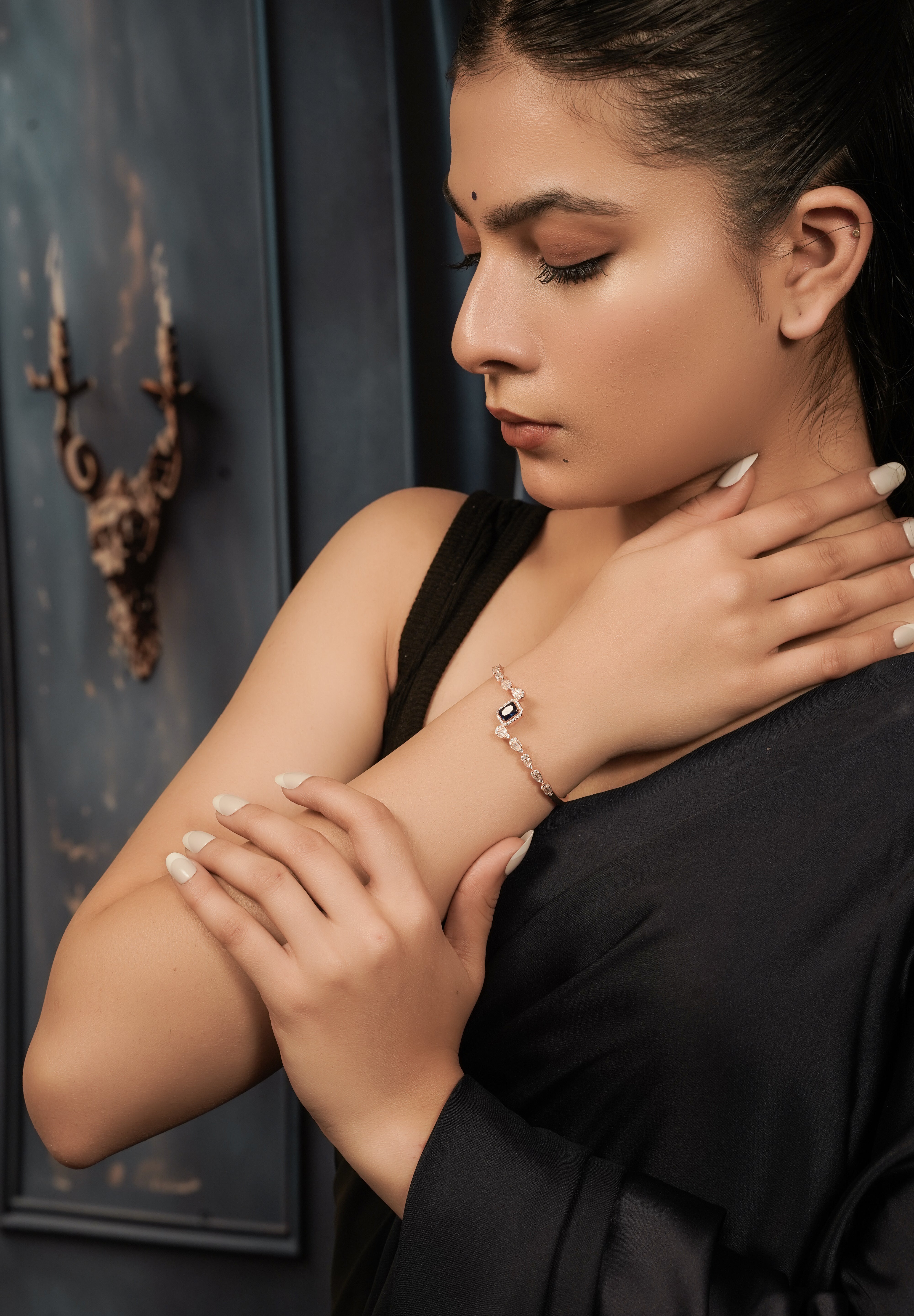 Sapphire Horizon Cuff