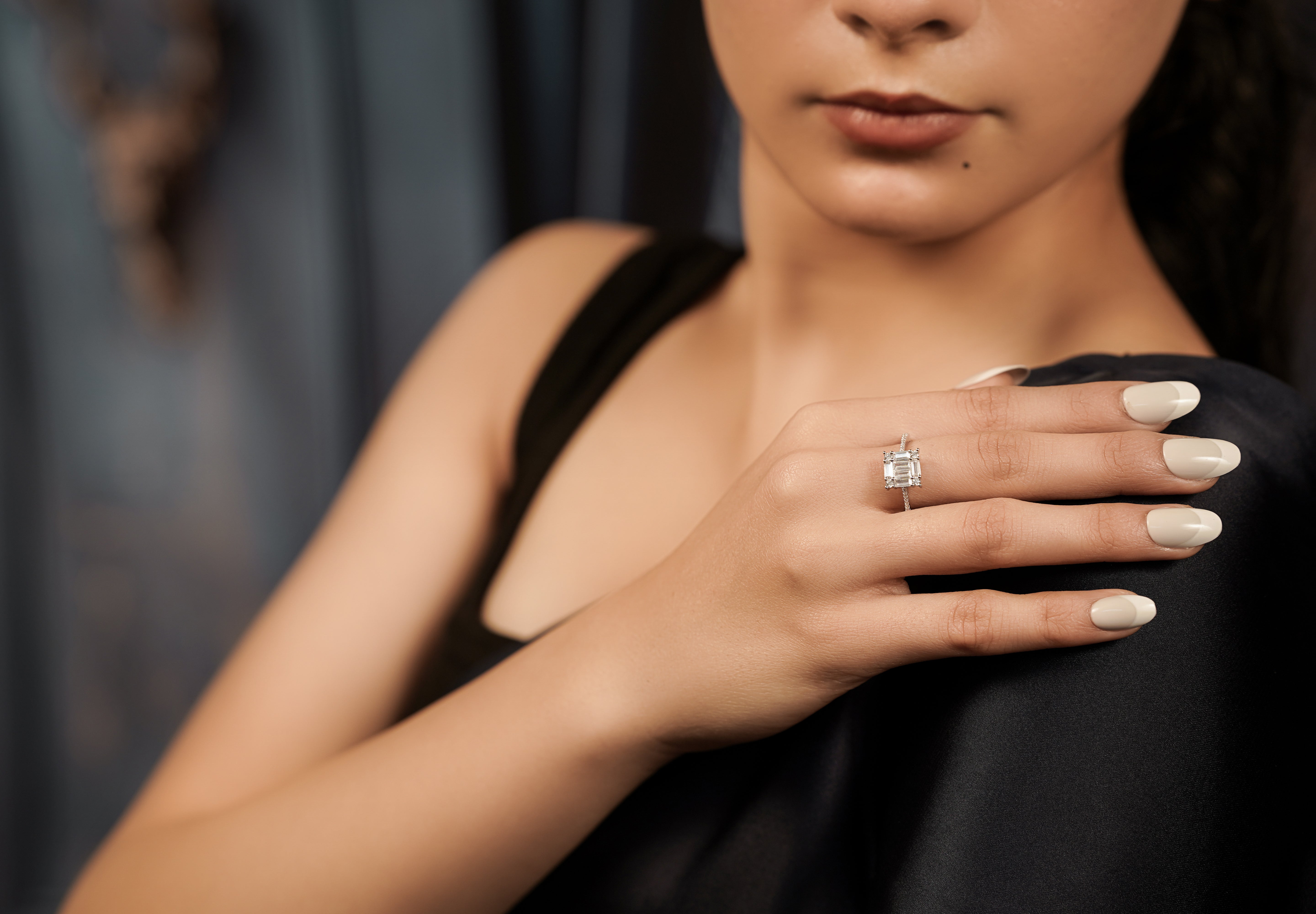 Emerald Solitaire Ring