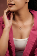 Kyra Stellar Solitaire Pendant Necklace