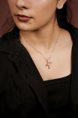 Kyra Ethereal Wing Pendant Necklace