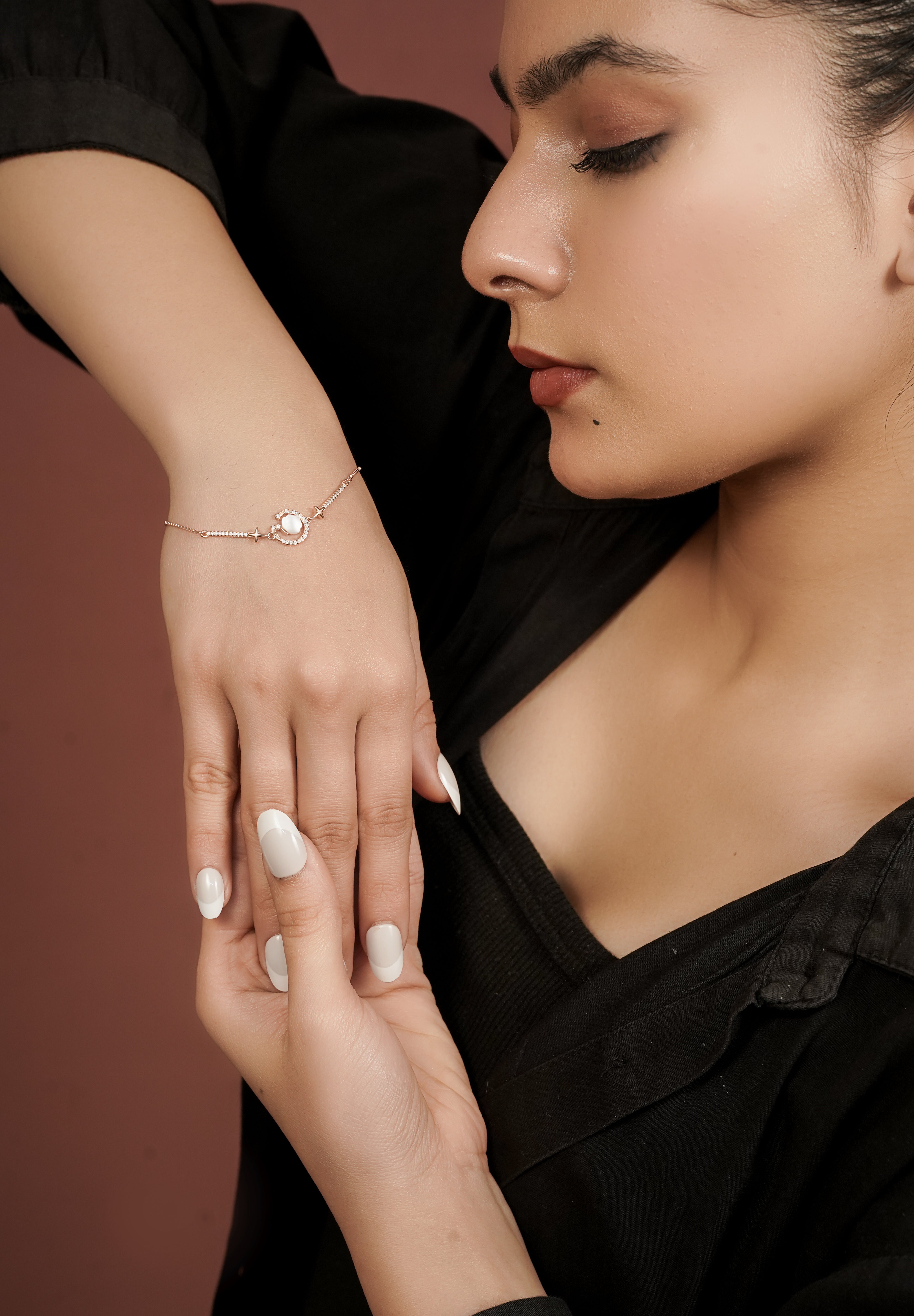 Kyra Rose Gold Star  bracelet