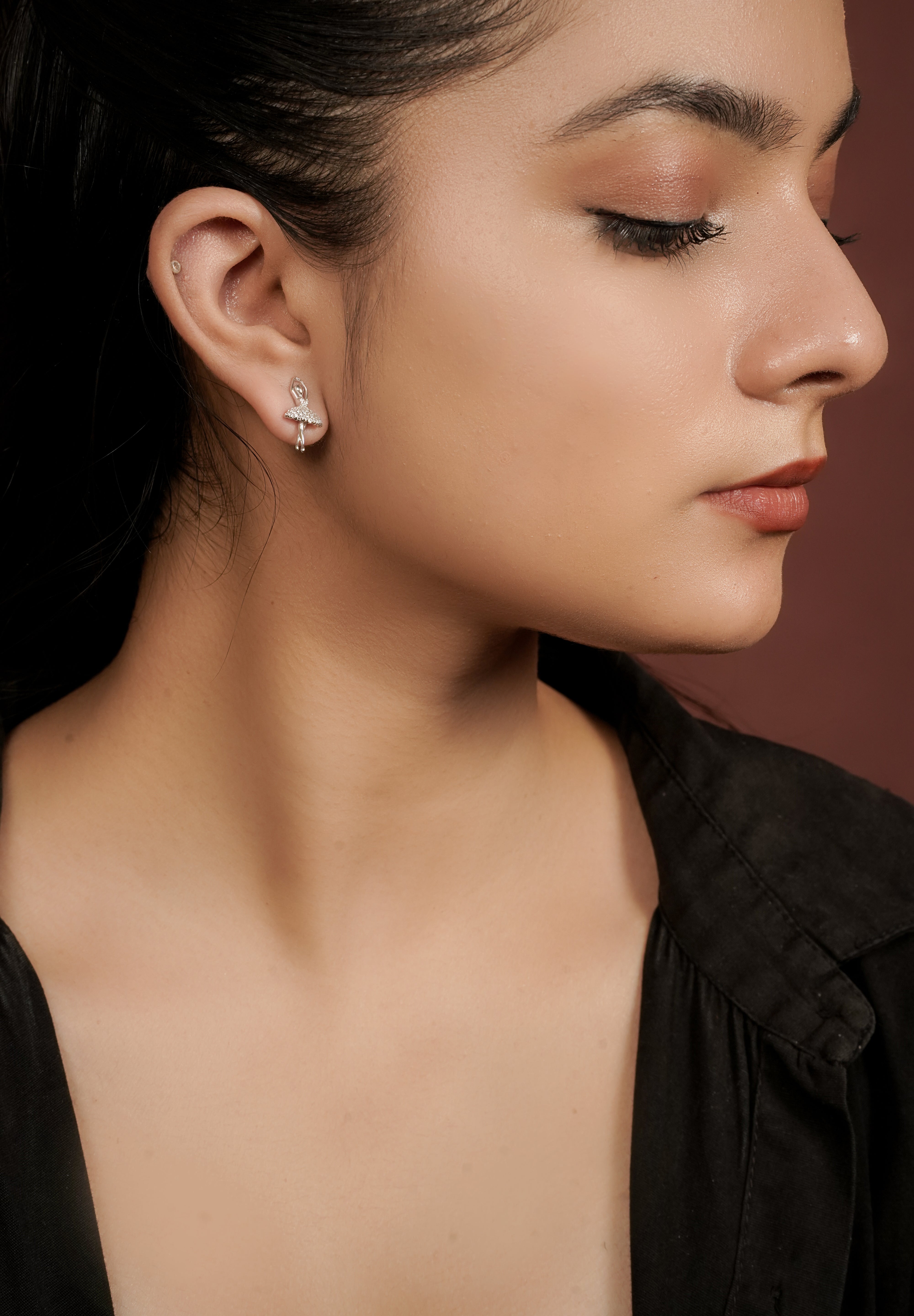 Kyra Twirl Charm Earrings