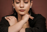 Kyra Dual Grace Drop Earrings