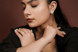Kyra Dual Grace Drop Earrings