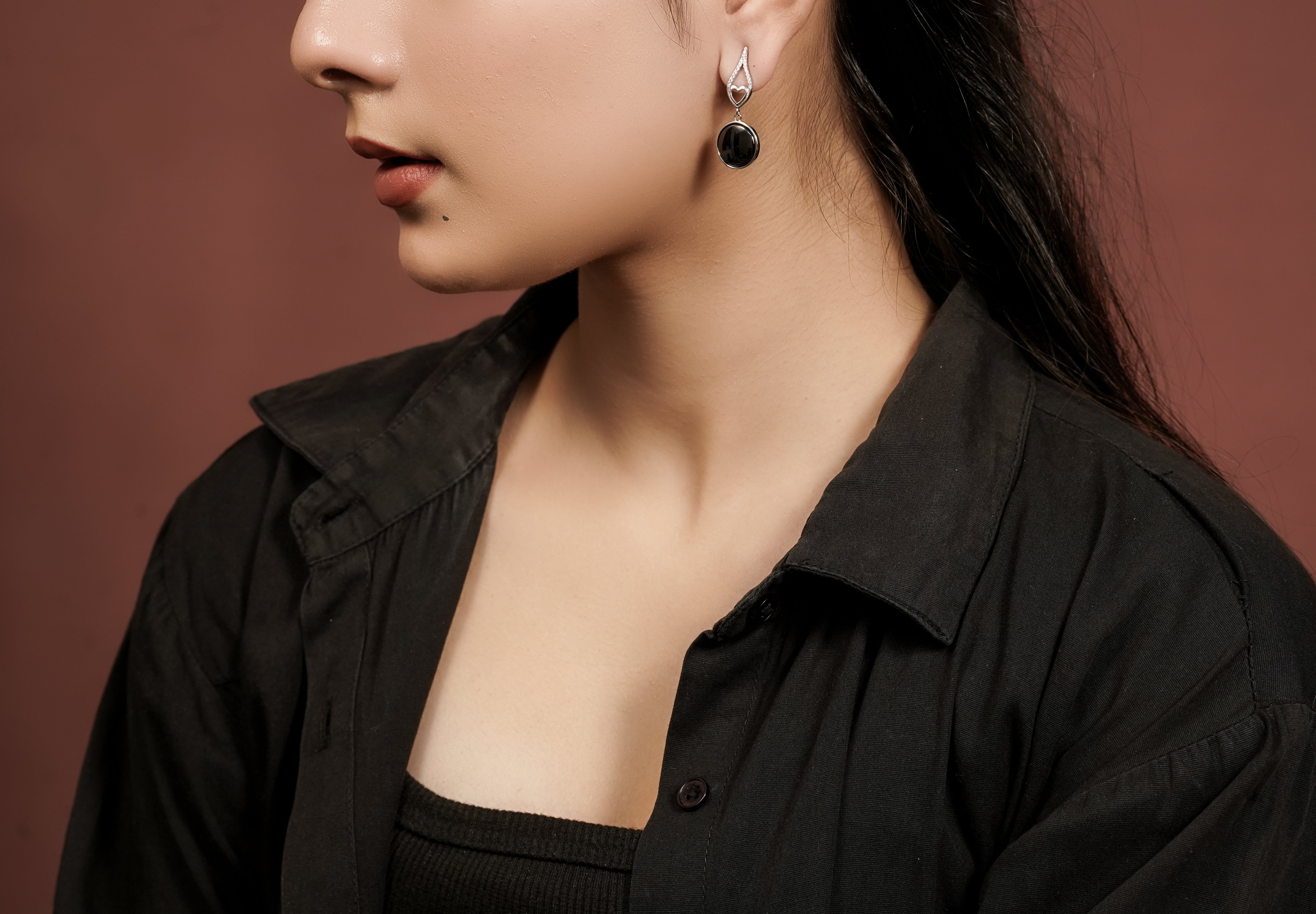Kyra Eclipse Drop Earrings