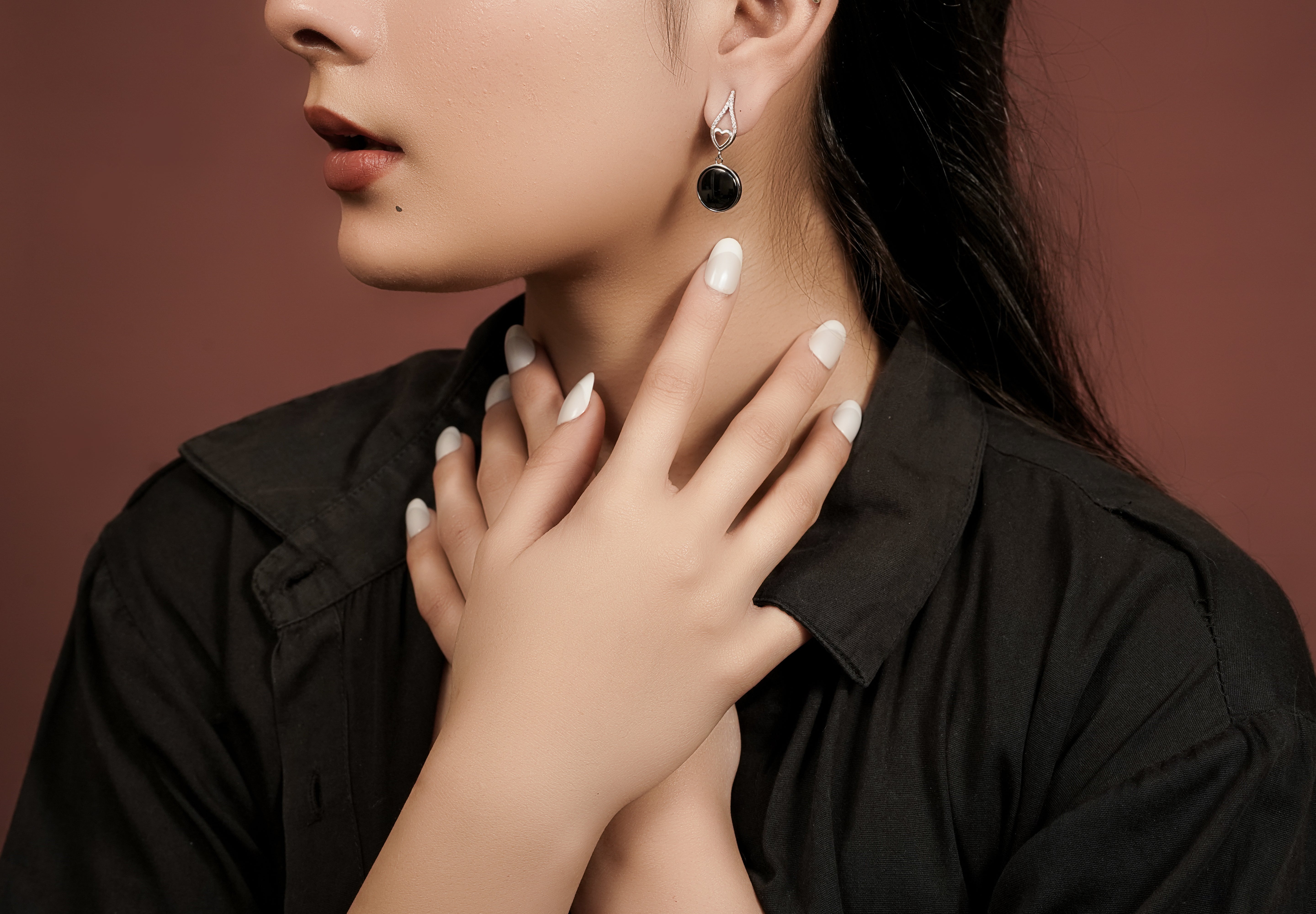 Kyra Eclipse Drop Earrings