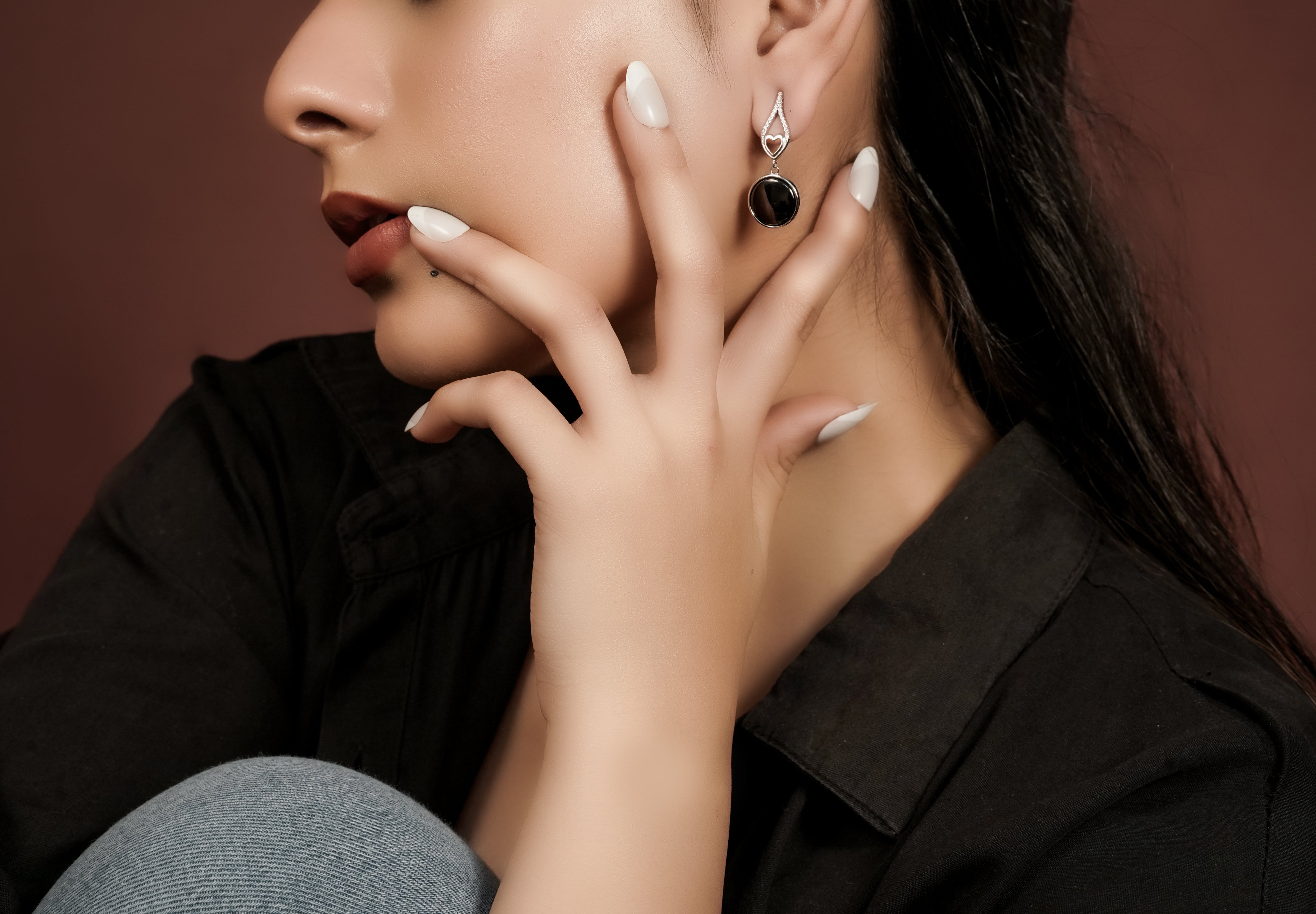 Kyra Eclipse Drop Earrings