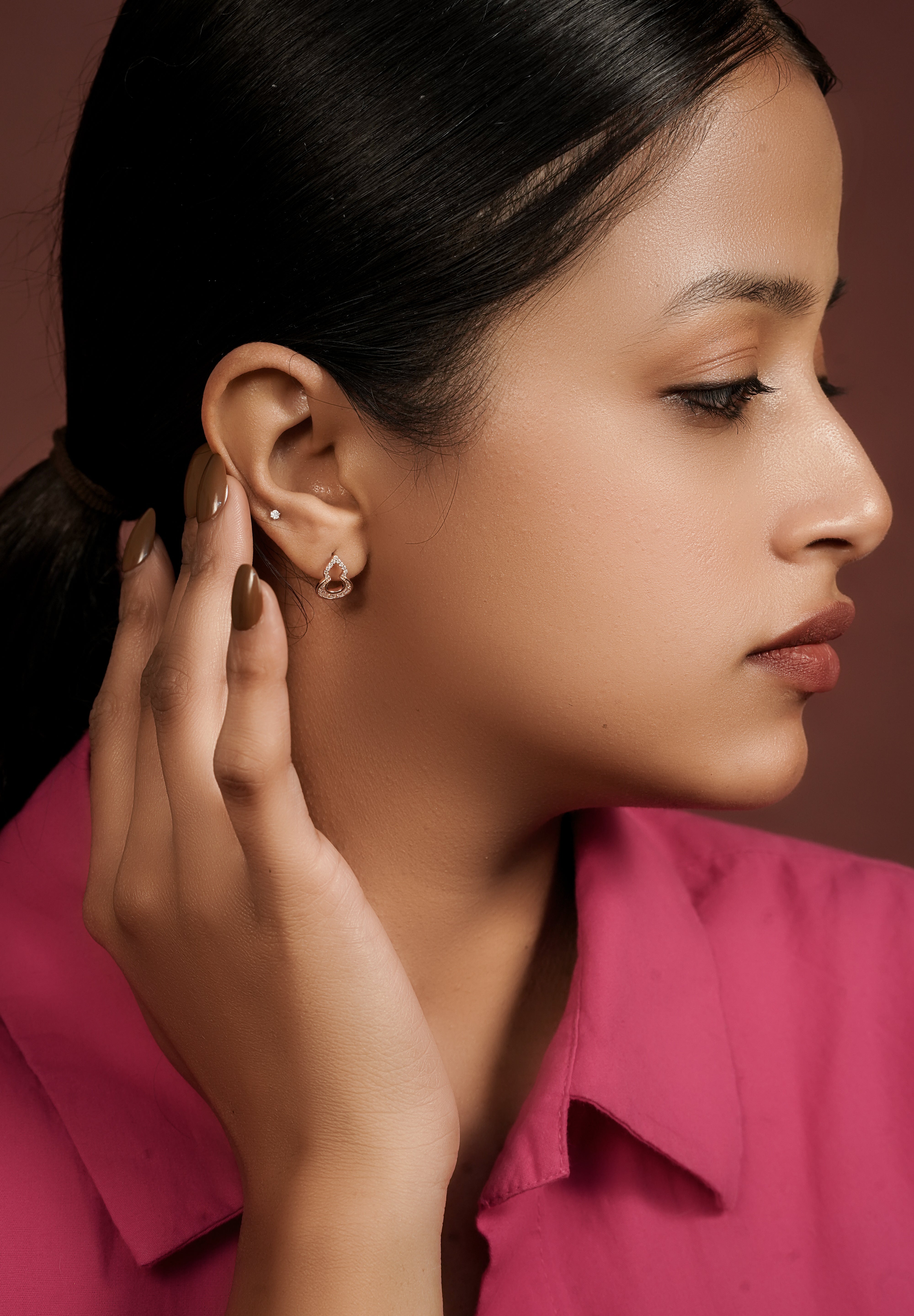 The Entwined Hearts Studs