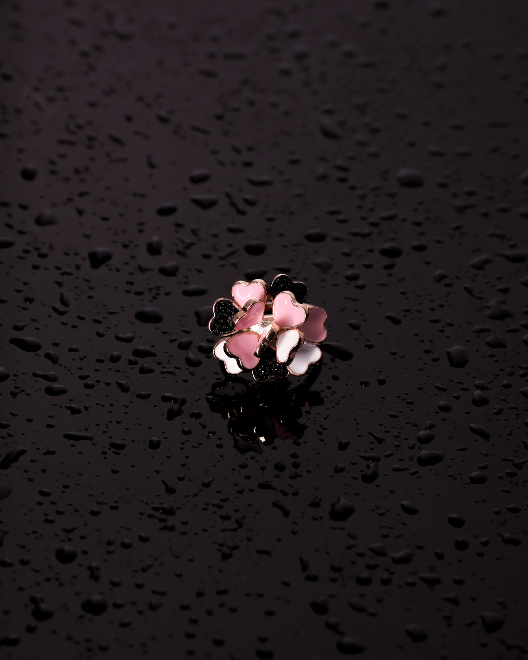 Kyra Blossom Heart Ring