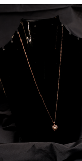 The Ethereal Pearl Heart Necklace
