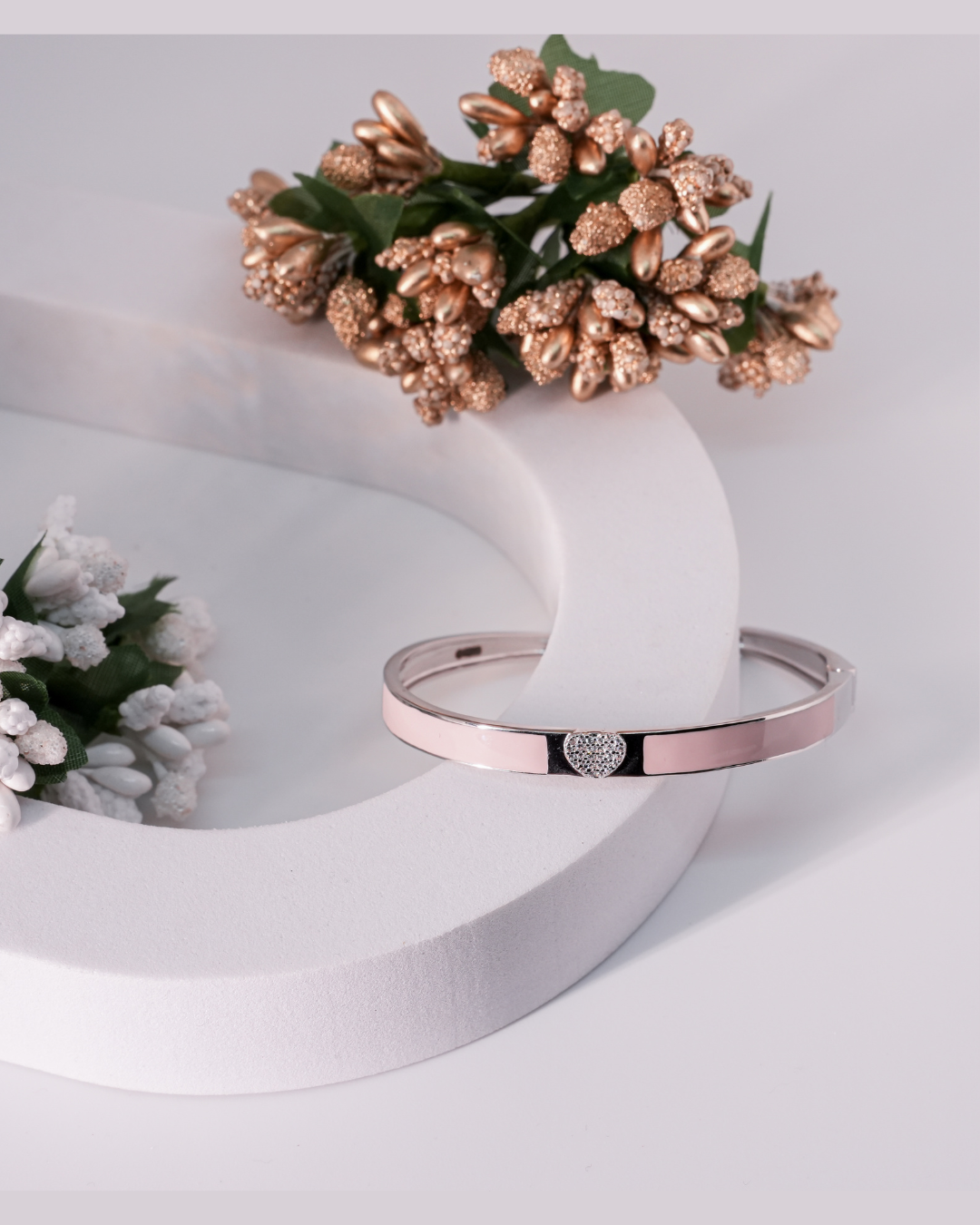 The Sweetheart Enamel Bangle